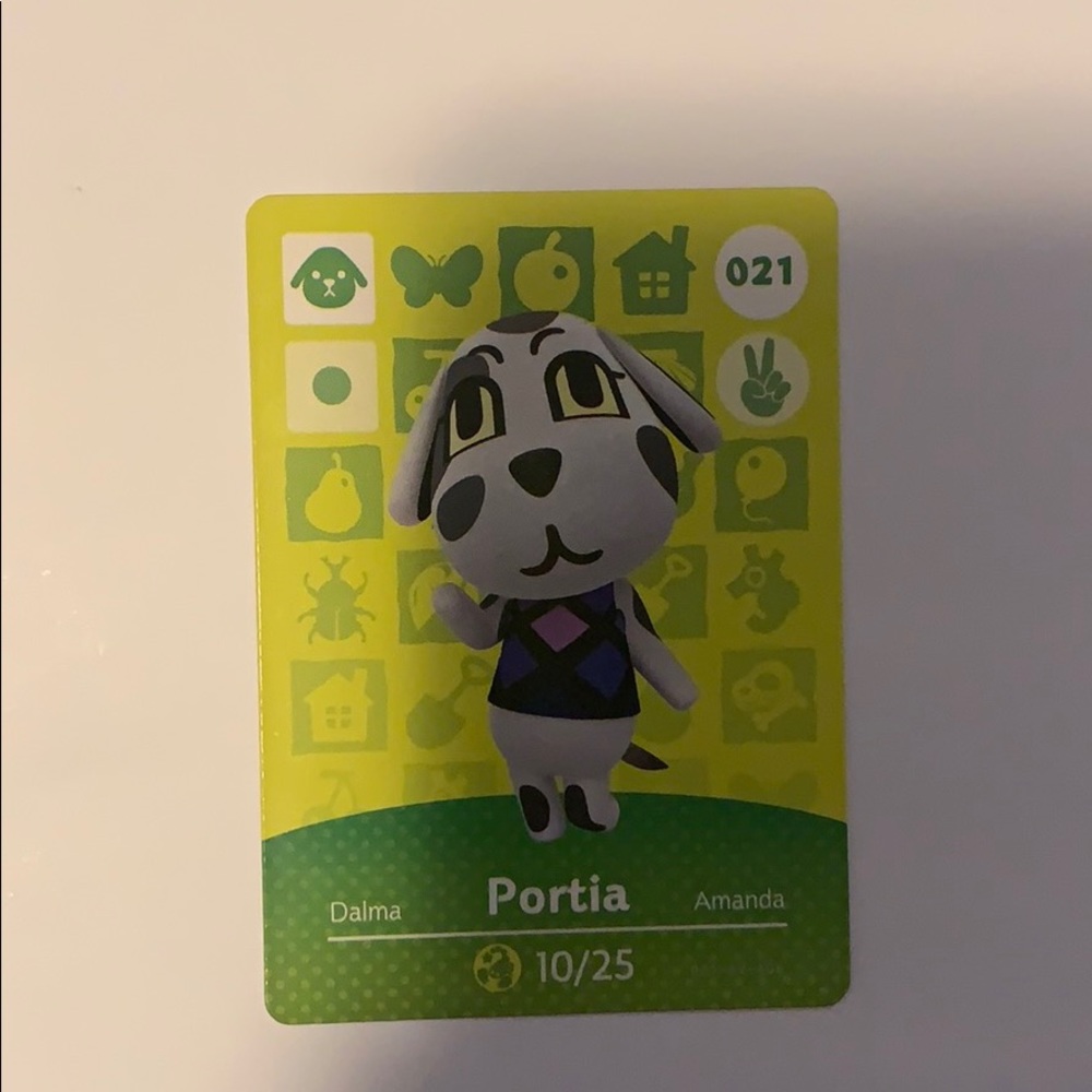 3/$15 - Animal Crossing - Portia Amiibo